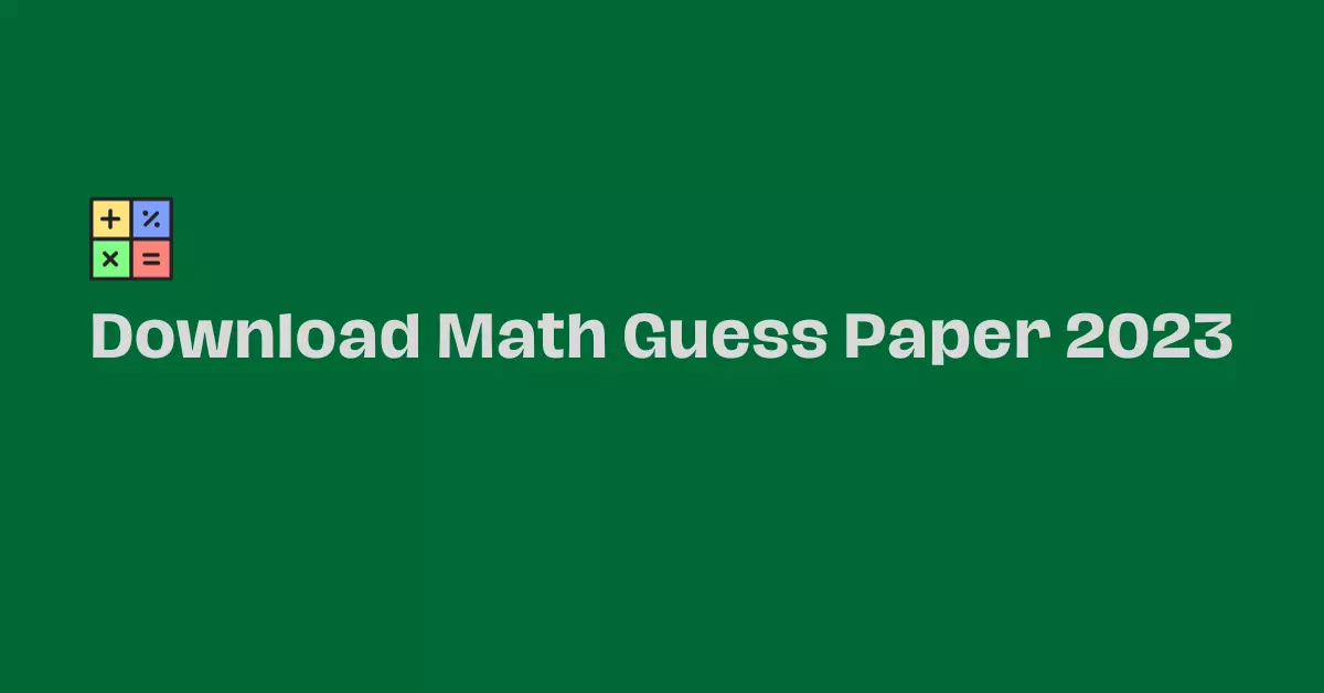 10th-Class-Math-Guess-Paper-2023