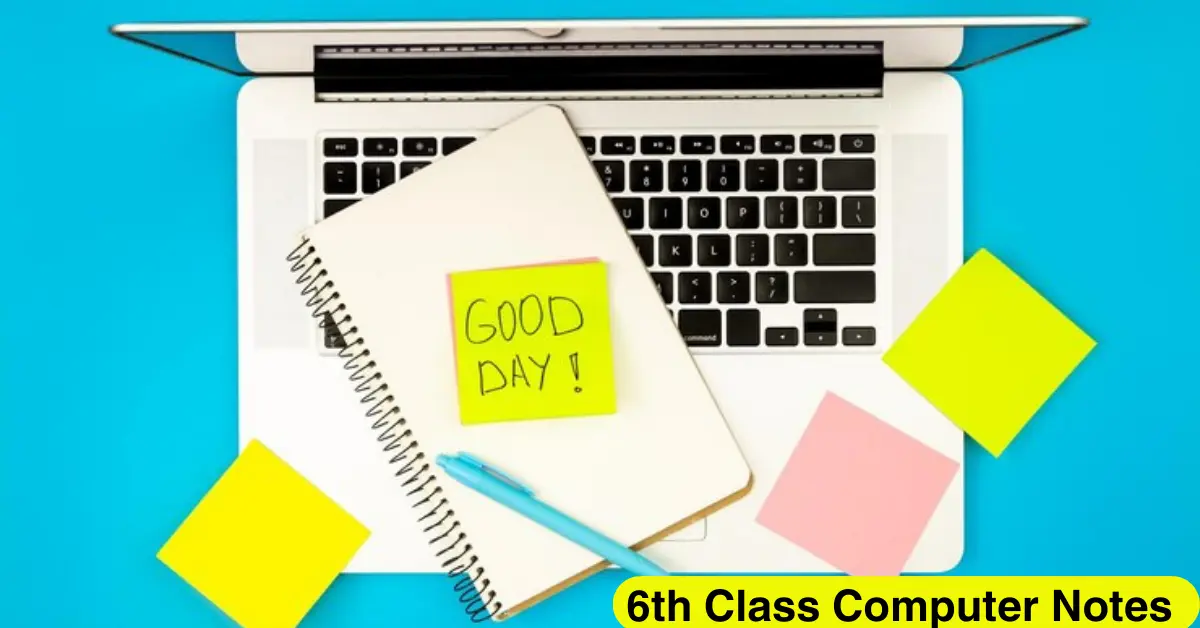6th Class Computer Notes PDF All Units Islamabad Board