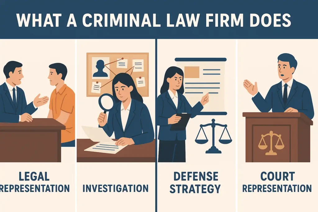 What a Criminal Law Firm Does